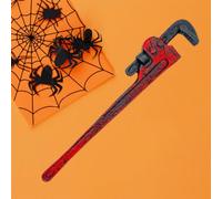 Wicked Costumes Clé à pipe pour adulte, accessoire de costume effrayant, design léger et réaliste, pour décoration de fête, cosplay, théâtre (1)