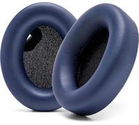 Wicked Cushions Extra Thick Earpads for Sony WH1000XM4 Headphones - Soft Leather, Luxury Memory Foam Noise Isolating Ear Sensor Earpads Blue
