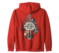Wicked Don’t Hide Your Magic Floral Broom Sweat à Capuche