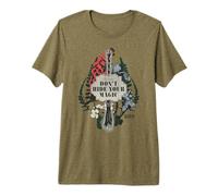 Wicked Don’t Hide Your Magic Floral Broom T-Shirt Haut de Gamme
