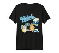 Wicked Elphaba and Glinda Varsity T-Shirt Haut de Gamme