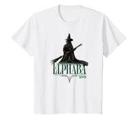 Wicked Elphaba Defying Pose T-Shirt, Enfant, Blanc, 12 Ans