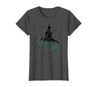Wicked Elphaba Defying Pose T-Shirt, Femme, Chiné Foncé, XS