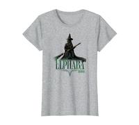 Wicked Elphaba Defying Pose T-Shirt, Femme, Gris Chiné, L