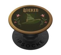 Wicked Elphaba Thropp Floral Silhouette PopSockets PopGrip Adhésif
