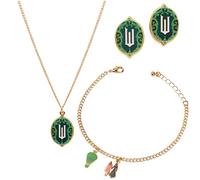 WICKED Ensemble de Bijoux Enfants et Ado, Elphaba et Glinda Parure Bijoux, Idée Cadeau Mignon