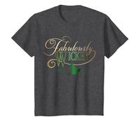 Wicked Fabulously Wicked Elphaba T-Shirt, Enfant, Chiné Foncé, 10 Ans