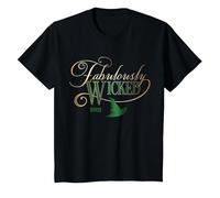 Wicked Fabulously Wicked Elphaba T-Shirt, Enfant, Noir, 6 Ans