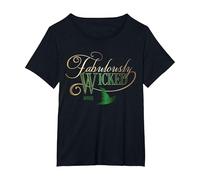 Wicked Fabulously Wicked Elphaba T-Shirt, Femme Grandes Tailles, Noir, 5X