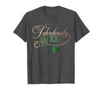 Wicked Fabulously Wicked Elphaba T-Shirt, Homme, Chiné Foncé, 6XL