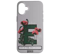 Wicked Floral Look At Her She’s Wicked Coque pour iPhone 16 Plus