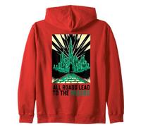 Wicked: for Good All Roads Lead to The Wizard Sweat à Capuche