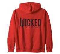 Wicked: for Good Black Minimalist Logo Sweat à Capuche