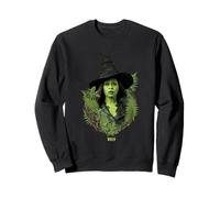 Wicked: for Good Elphaba Bold Portrait & Greenery Sweatshirt