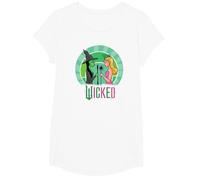 Wicked Glinda & Elphaba Sketched T-Shirt, Fille, Blanc, XS