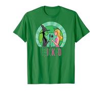 Wicked Glinda & Elphaba Sketched T-Shirt, Homme, Vert Kelly, M