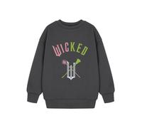 Wicked Gris Broom & Wands Kids Sweat-shirt Fille