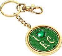 Wicked - "I Love The Emerald City" Porte-clés Spinner TA12706 (Taille unique) (Jaune/Vert/Or)