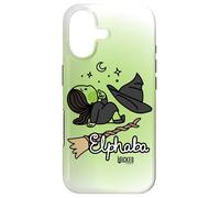 Wicked Logo Elphaba Daydreaming Playful Cartoon Style Coque pour iPhone 17