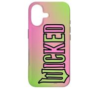 Wicked Logo Pink and Green Playful Cartoon Style Coque pour iPhone 17