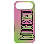 Wicked Logo Pink and Green Playful Cartoon Style Coque pour iPhone Air