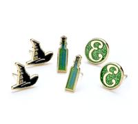 Wicked Lot de 3 paires de boucles d'oreilles à tige avec logo « E », taille unique, Alliage de zinc : 93 % zinc + 3 % cuivre + 4 % aluminium, Pas de gemme