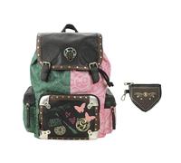 Wicked Magical Icons Spilt Sac à dos Rose/vert 45,7 cm