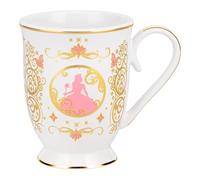 Wicked Movie Glinda Mug - Cadeau sous licence officielle pour les fans de Wicked, Tasse en céramique rose et or avec monogramme G, thé et café élégants, 250ml (8.4fl oz) | Paladone