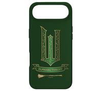 Wicked Movie Logo Elphaba Green and Gold Broom Coque pour iPhone Air
