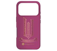 Wicked Movie Logo Glinda Pink and Gold Wand Coque pour iPhone 17 Pro