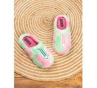 Wicked Multicolore Logo Chaussons mules Fille