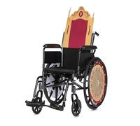 Wicked Nessa Rose Housse de fauteuil roulant officiel Wicked Movie Adaptive pour fauteuil roulant Accessoire de costume