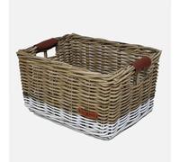 WICKED Panier pour caisses L gris/fond blanc (43x32x23)