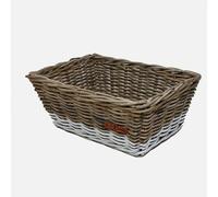 WICKED Panier trapèze gris/fond blanc (45x33x19)