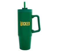 WICKED Polar Gear Gobelet isotherme à double paroi en acier inoxydable avec paille et couvercle - Produit officiel de Polar Gear - 900 ml - Vert