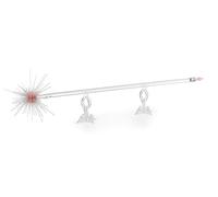 Wicked - Réplique Officielle de la Baguette à Bulles de Glinda - Taille Réelle 120 cm - Accessoire de Collection en Résine, Acrylique et Métal