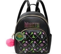 WICKED Sac à Dos Femme Ado Mini Sac Bandouliere Elphaba Glinda Similicuir PU 5 Compartiments Bretelles Réglables Cadeau pour Elle