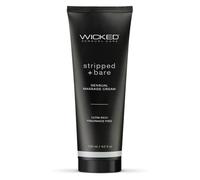Wicked Sensual Care Sensual Massage Cream 120 ml Stripped And Bare Unscented Clear
