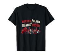 Wicked Smaht et Boston Proud Irish Grunge Design T-Shirt