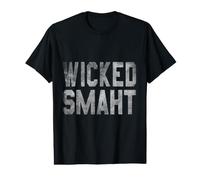 Wicked Smaht Funny, Boston, Massachusetts T-Shirt Graphique avec Valeur