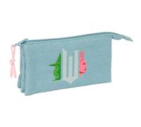 Wicked - Trousse Triple, Trousse pour Enfant, idéale pour Les Enfants d'âge Scolaire, Confortable et Polyvalente, qualité et résistance, 22 x 3 x 12 cm