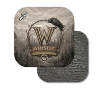 Wicked Wood Whistle Cornhole Bags 2026 - ACL Pro Series - Lot de 4 sacs de cornhole professionnels - Deux côtés de jeu (Fast & Carpet) - Garnissage en résine Tri-Blend - 15 x 15 cm, environ 450 g