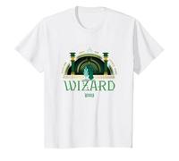 Wicked You’re Off to Meet The Wizard T-Shirt, Enfant, Blanc, 4 Ans