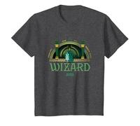 Wicked You’re Off to Meet The Wizard T-Shirt, Enfant, Chiné Foncé, 6 Ans