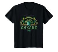 Wicked You’re Off to Meet The Wizard T-Shirt, Enfant, Noir, 3 Ans