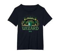 Wicked You’re Off to Meet The Wizard T-Shirt, Femme Grandes Tailles, Noir, 4X
