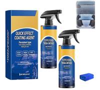 Wickeffect Coating Agent, Advanced Car Quick-Acting Coating Agent Spray, Car Scratch Wax Polish Waterless Wash, Quick Effect Coatings Agents for All Cars Models (2Pcs)