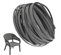 Wicker Repair Kit, Waterproof Uv Protection Replacement, 120ft Wicker Chair Strips with Flat Weave, Rattan Roll Material, Practical Restoration Tool for Basket Sofa Table Outdoor Garden Patio