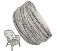 Wicker Repair Kit, Waterproof Uv Protection Replacement, 120ft Wicker Chair Strips with Flat Weave, Rattan Roll Material, Practical Restoration Tool for Basket Sofa Table Outdoor Garden Patio