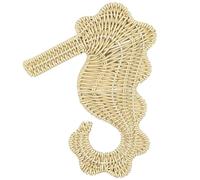Wicker Wall Decor - Crab Nautical Sculpture | Farmhouse Beach Theme Bathroom Decor for Bedroom, Bathroom, Nursery, Living Room, Indoor Spaces, Housewarming, Wedding, Party, Birthday, Coastal Home
